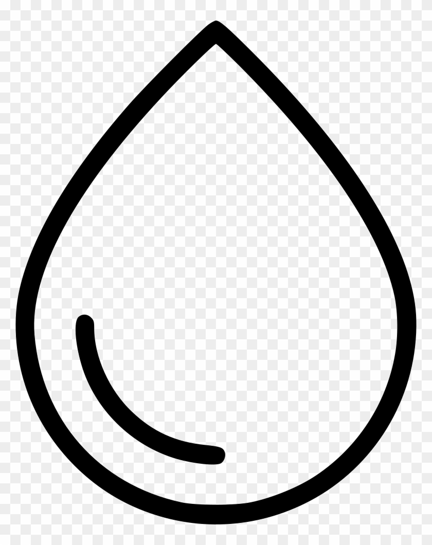 Drop Water Blood Rain Humidity Waterproof Comments - Drop Line Drawing Png #981679