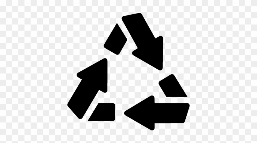 Recycle Three Arrows Triangle Vector - Recycling #981758