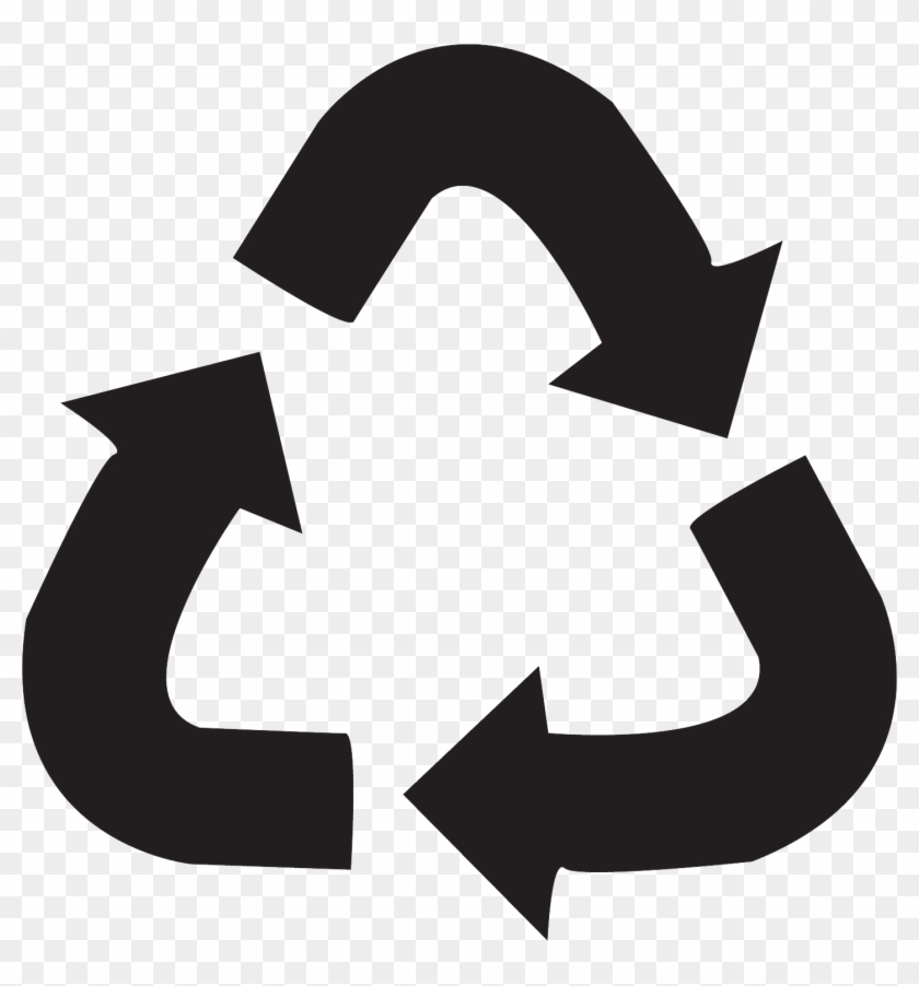 Recycling Symbol Plastic Clip Art - Recycling Icon #981807