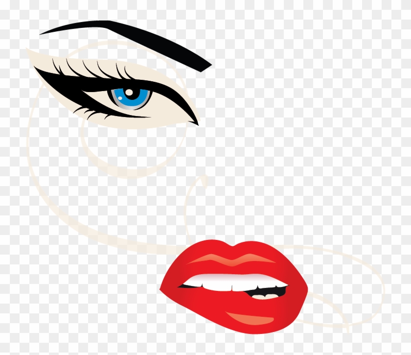 Cosmetics Make-up Artist Logo Fashion Eye Shadow - Makeup Logo #981826