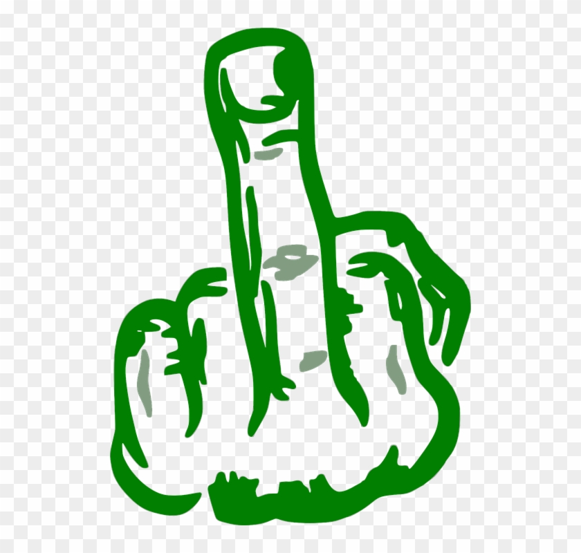 Middlefinger 10, Buy Clip Art - Fuck Off Symbol Png #981846