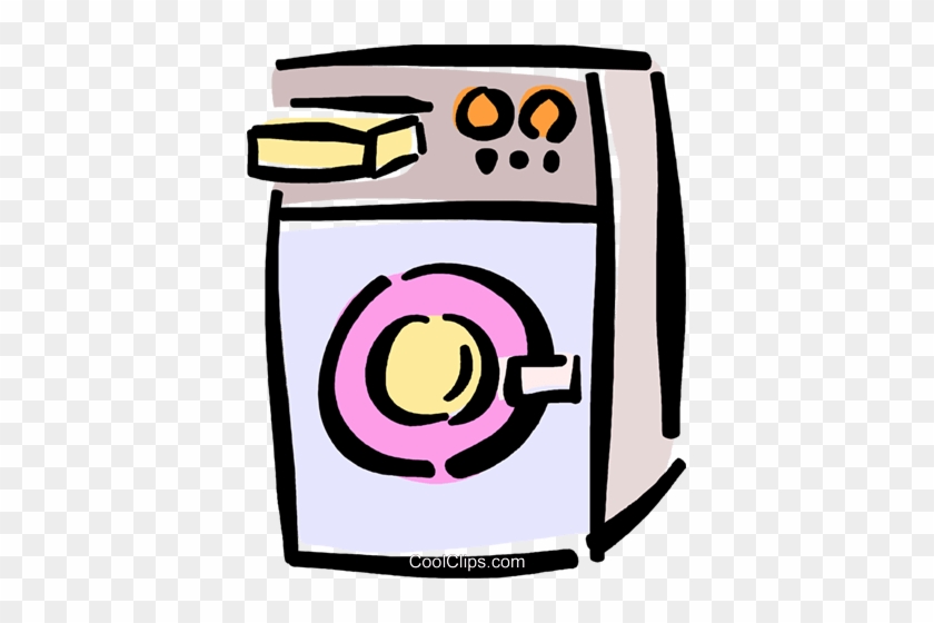 Laundry Machine Royalty Free Vector Clip Art Illustration - Lavatrice #982056