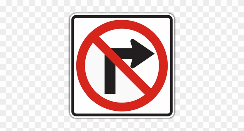 R3-1 No Right Turn - No Right Turn Sign #982125