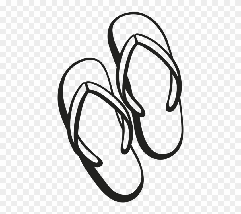 Flip-flops Drawing Sticker Clip Art - Tongs #982157