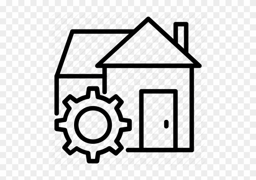 Pin House Under Construction Clipart - Productivity Icon #982248