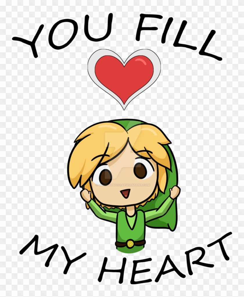 Legend Of Zelda- You Fill My Heart By Squishybooo - You Make My Heart Skip #982332
