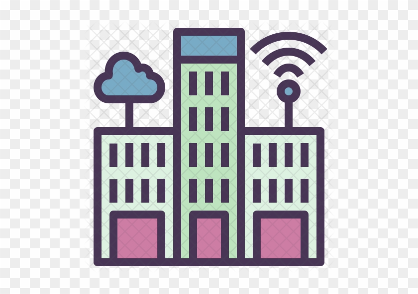 Smart City Icon - Icon #982343
