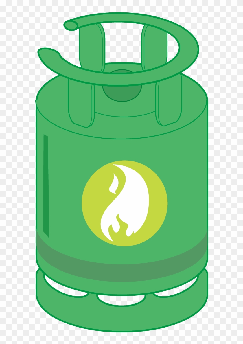 Green Gas Cylinder Clip Art - Gas Tank Png #982467