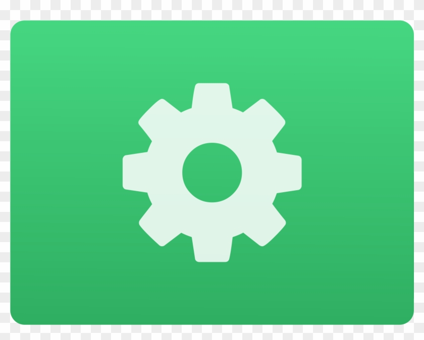 File Manager Icon Png - Gear Icon Flat Png #982528