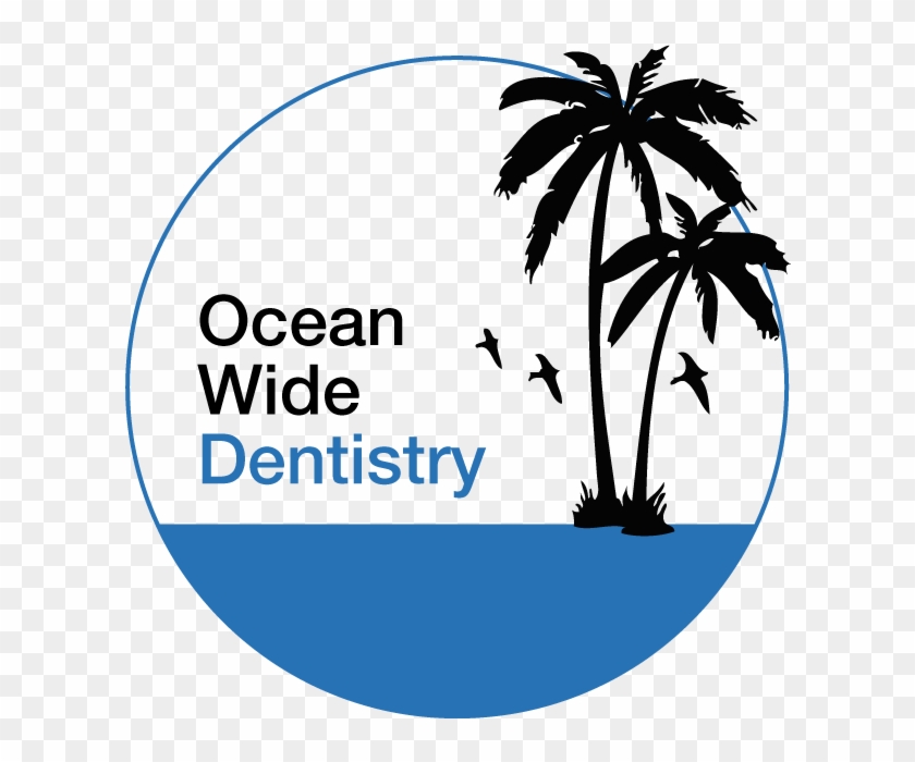 Graphic Design By Sergi Gabriel For Ocean Wide Dentistry - Coconut Tree Sticker #982670