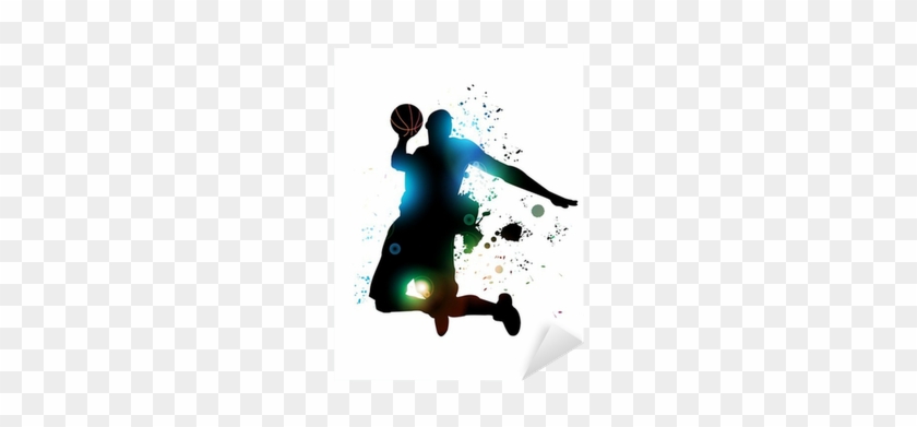 Basketball Player Grunge Vector #982692