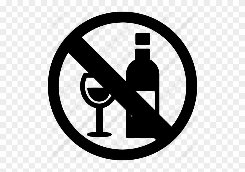 Wine Prohibition Signal - Alcohol Free Environment #982743