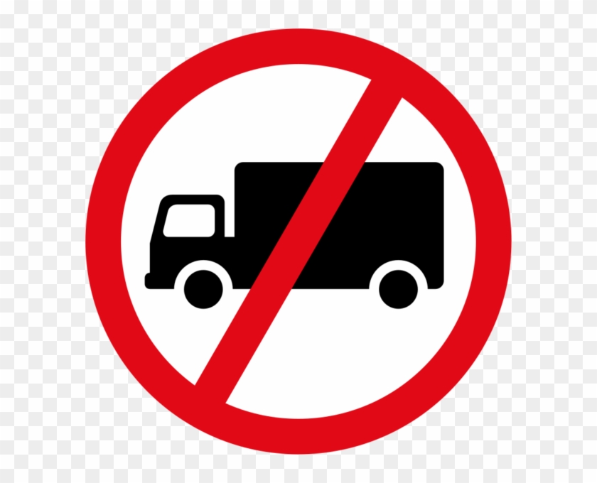 Goods Vehicles Exceeding 3500 Kg Prohibited Sign - New York Times App Icon #982748