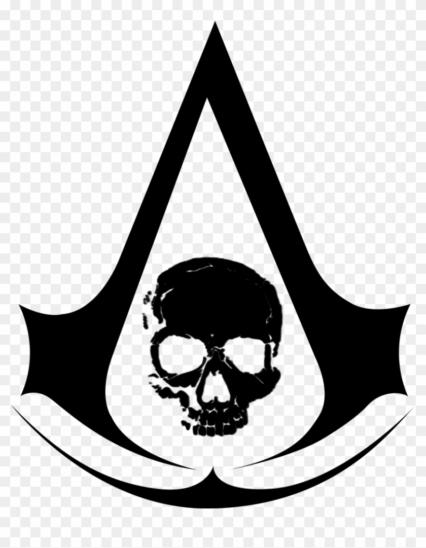 Symbol Clipart Assassin's Creed - Assassin's Creed Blag Flag Logo Png #982760