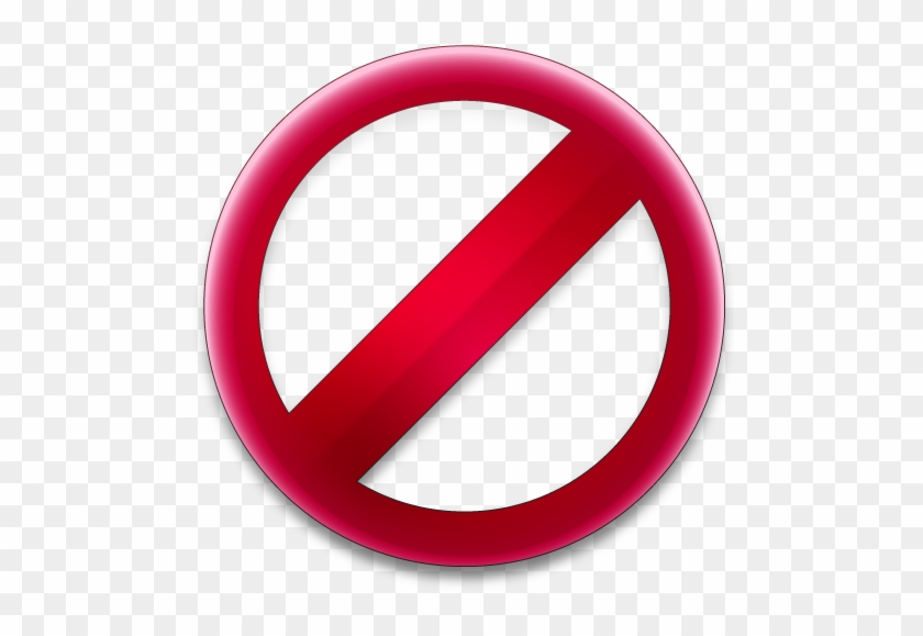 Prohibition Red Logo Icon - Cancel Icon #982789