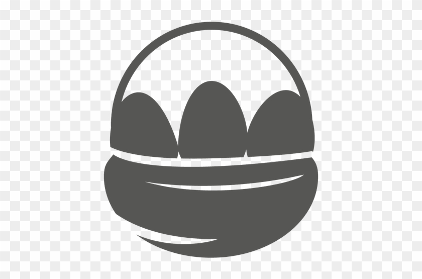 Easter Eggs Basket Icon Transparent Png - Cesto De Pao Desenho Png #982820