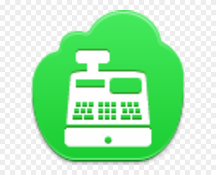 Cash Register Icon - Cash Register Icon Green #982870