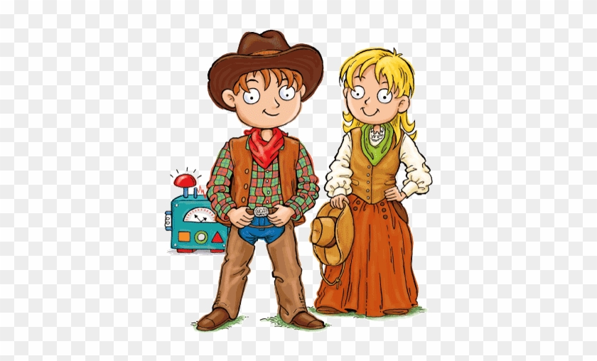 Max And Katie Wild West For Kids - Cartoon #982963