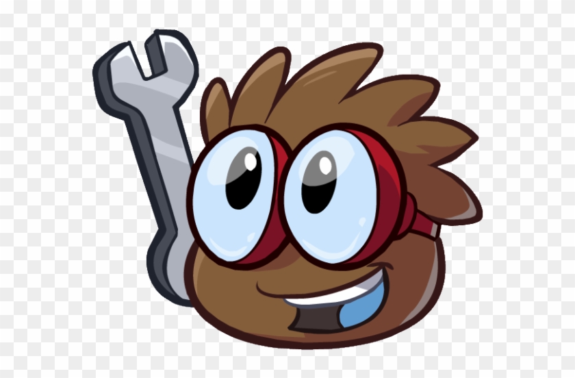Brownpuffle123 - Club Penguin Puffles Marron #982976