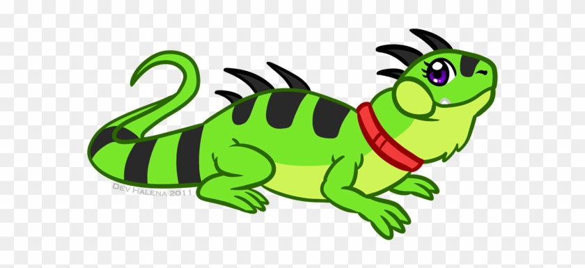 Kcol8 - Cute Iguana Cartoon Png #983009
