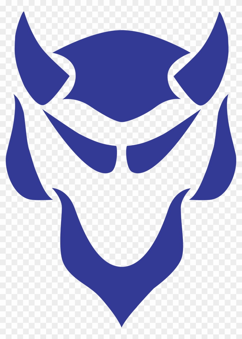 Blue Devil Clip Art Design Medium Size - Central High School Blue Devils #983078