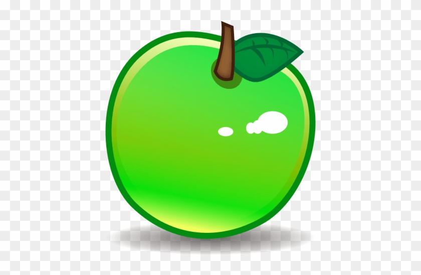 Green Apple Emoji For Facebook, Email & Sms - Green Apple Sticker Png #983088