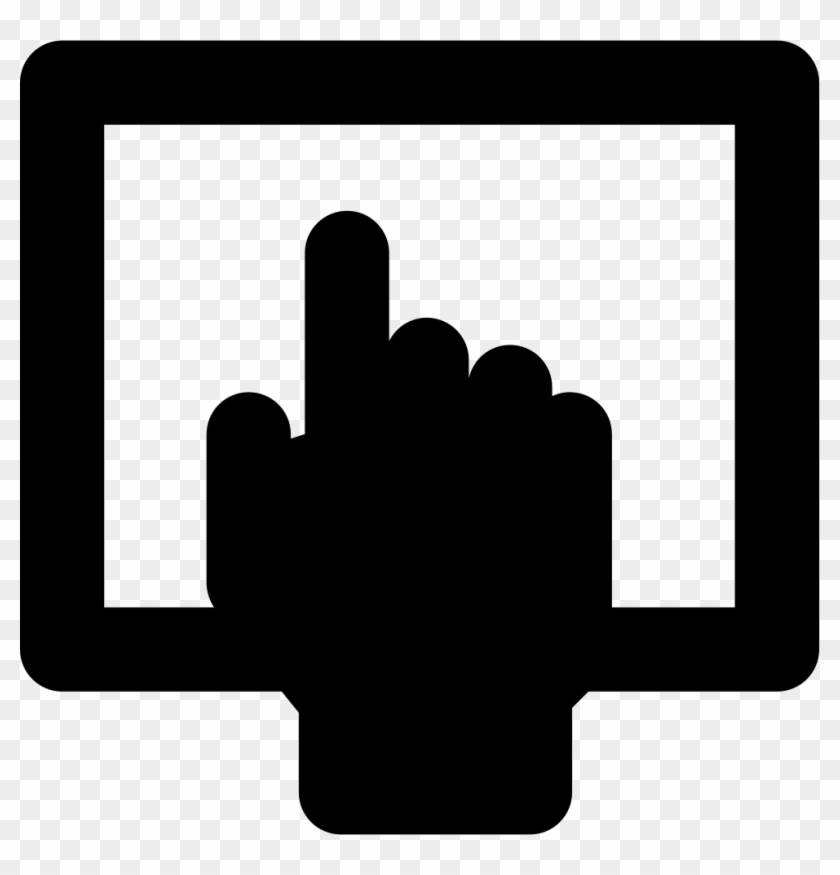 Touch Screen Symbol In A Circle Comments - Touch Screen Logo Png #983165