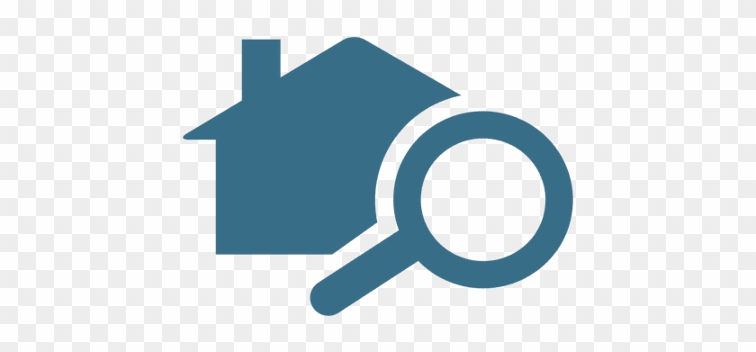 Magnifier Home Real Estate Icon - Real Estate Icon Png #983190
