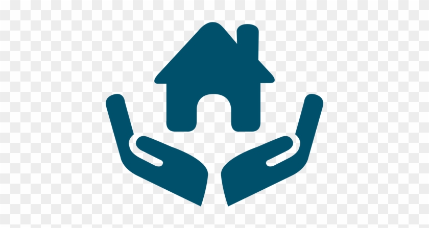 House In Hands Icon Png Image - Casa Con Las Manos #983213