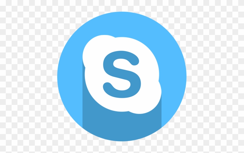 Skype-circle - Social Media Vector Twitter #983320
