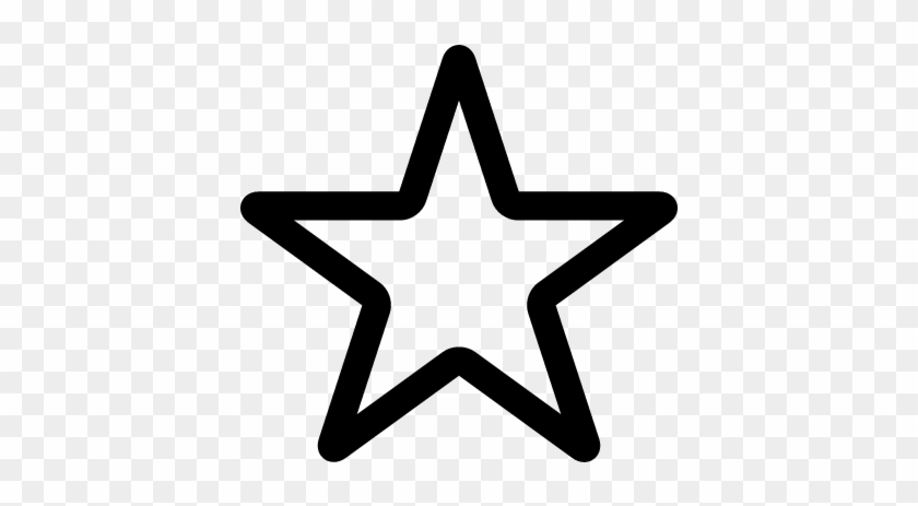 Empty Star Vector - Star Hand Drawn Png #983380