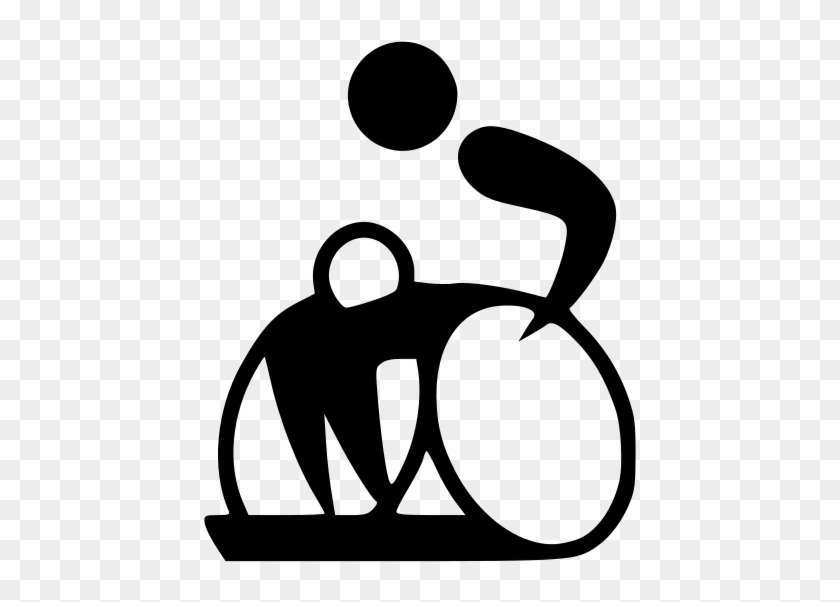 Wheelchair Rugby Pictogram - Penyandang Disabilitas #983467