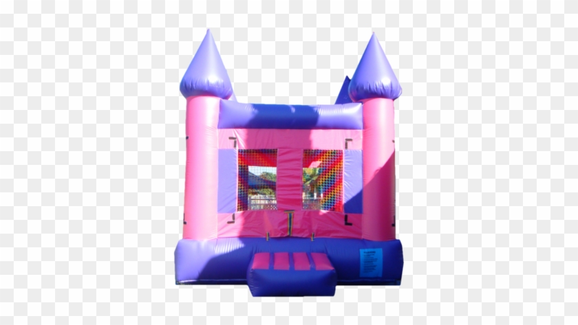 Inflatable Pink & Purple Bouncy Castle Rental - Inflatable Castle #983487