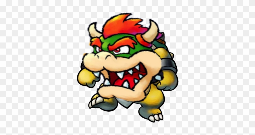 Bowser Baby By Zebraboy123 - Dibujos De Mario Y Luigi Compañeros En El Tiempo #983511