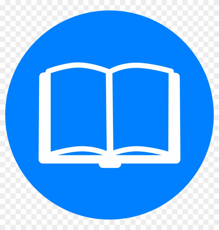 Bible Icon - Reading Icon Blue #983563
