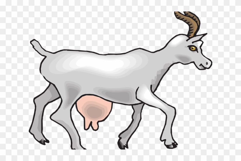 Goat Clipart Walking - Animals Give Us Milk - Free Transparent PNG Clipart  Images Download