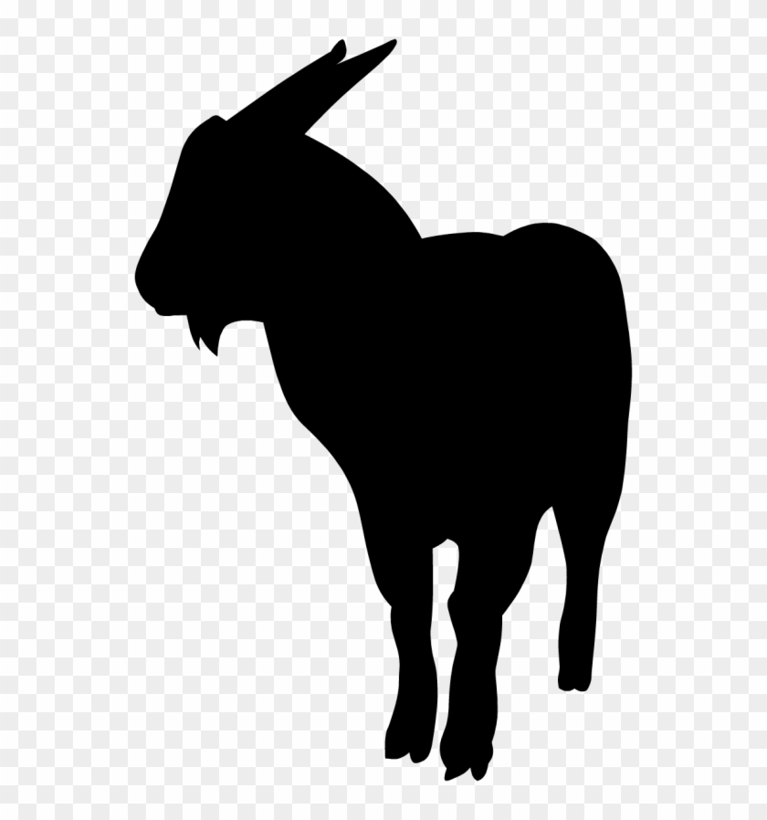 Pigmeo De Cabra Anglo-nubian Cabra Boer Cabra Silueta - Goat Silhouette Vector Png #983610