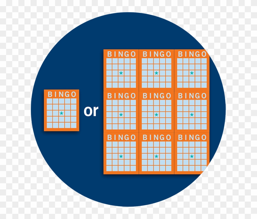 A Single Bingo Card And A Book Of 9 Bingo Cards - Bingo Card #983627