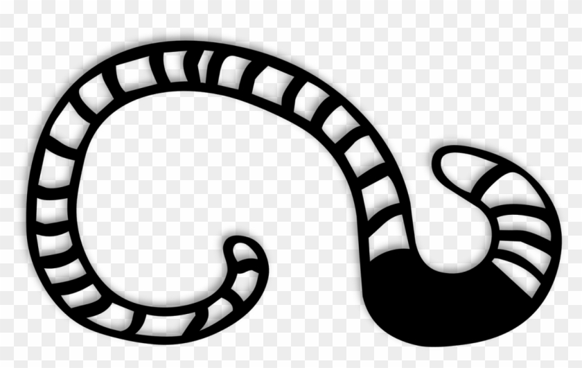 Earthworm Black And White Clipart - Draw Cinco De Mayo #983630