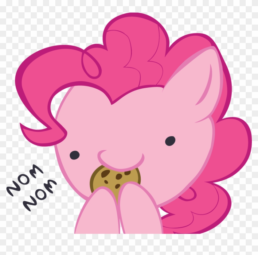 Rainbow Dash Rarity Pinkie Pie Twilight Sparkle Applejack - Pinkie Pie With Cookie #983646