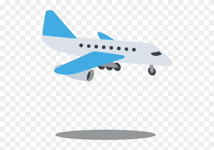 Airplane Arriving - Airplane Emoji Png #983680