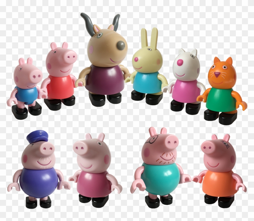Genuine Bangbao Piggy Toy Blocks Dolls A Family Of - Peppa Pig #983713