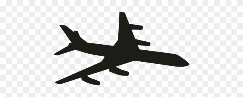 Airbus Airplane Flying Silhouette - Silueta Avion Png #983720
