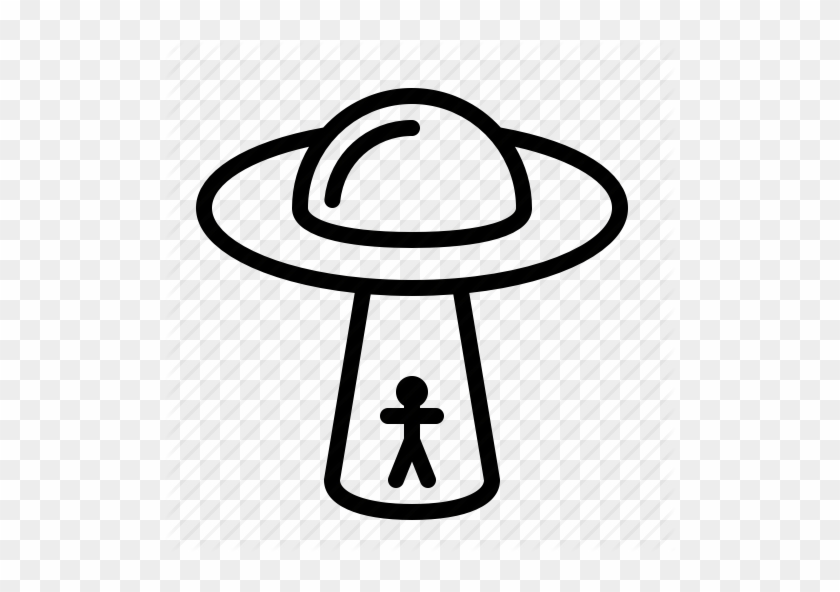 Cow Ufo Alien Abduction Vector Drawing Stock Vector - Alien Abduction #983813