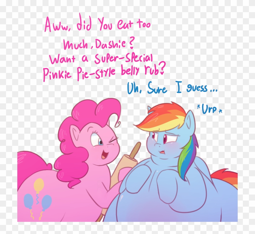 Piggy Pie, Pinkie Pie, Pudgy Pie, Rainblob Dash, Rainbow - Mlp Fat Pinkie Pie #983856