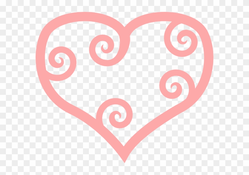 How To Set Use Peach Heart Svg Vector - Valentine Clip Art #983903