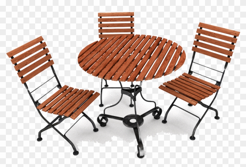 Table Garden Furniture Chair - Outdoor Furniture Png #983905