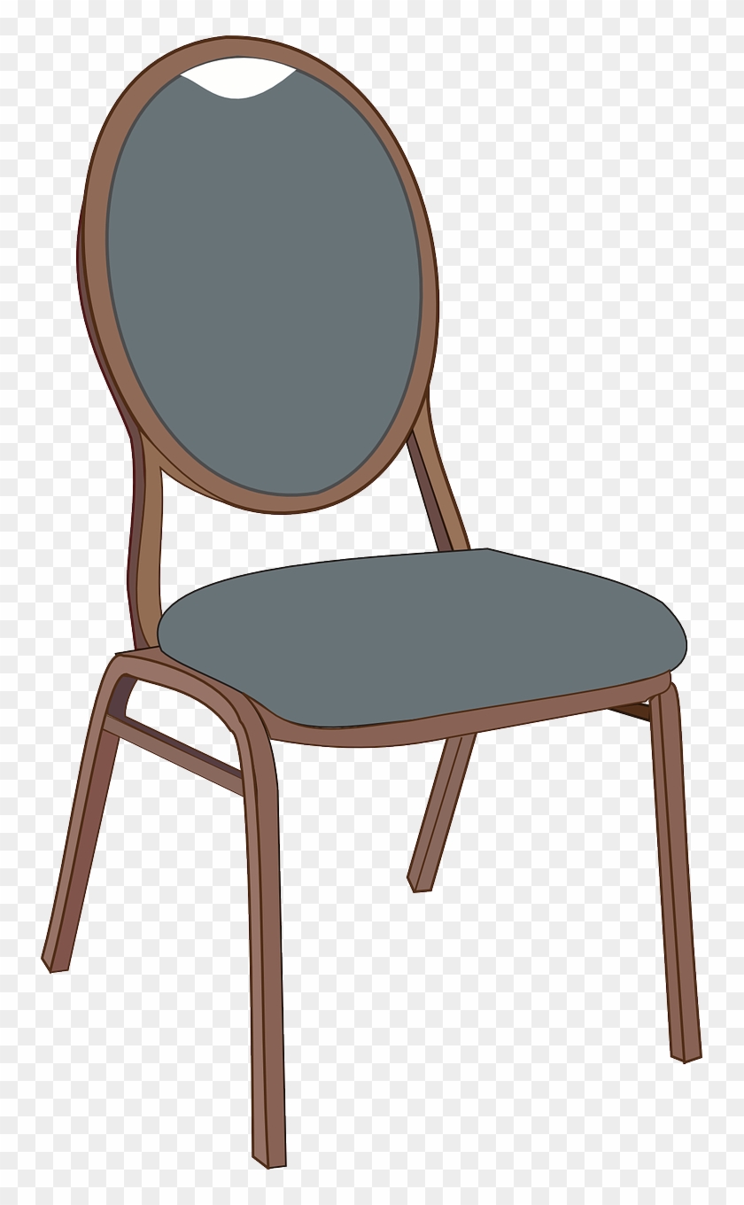 Table Chair Dining Room Garden Furniture - Conference Chair Clip Art #983906