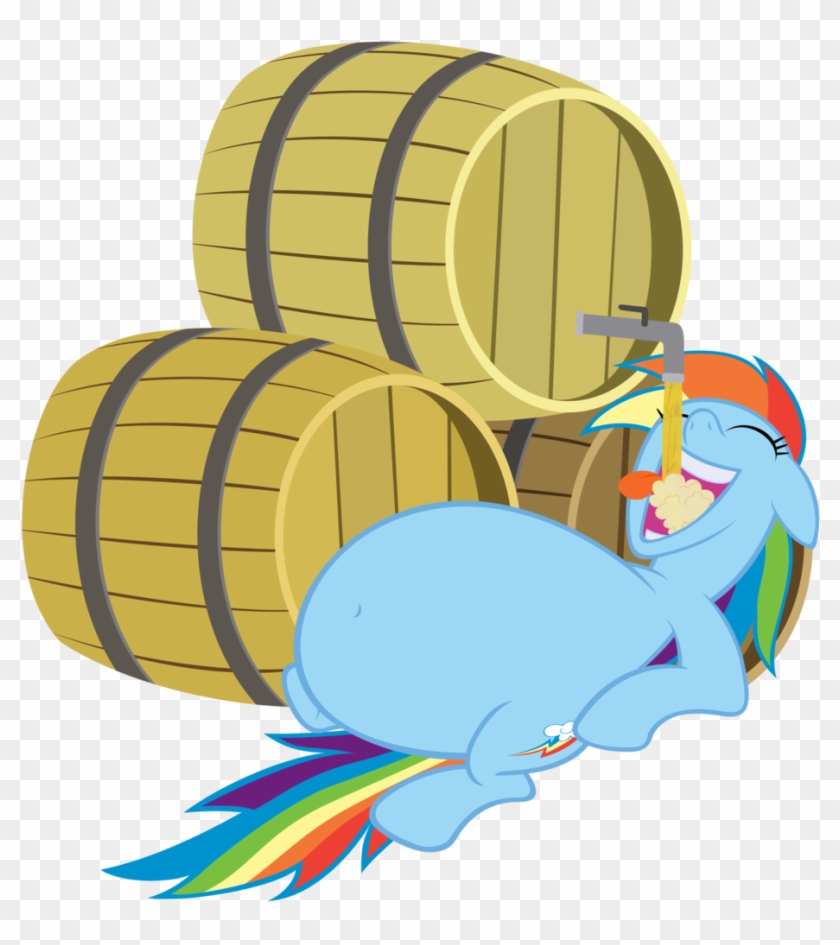Stabzor, Barrel, Belly, Belly Button, Belly Inflation, - Rainbow Dash Beer #984015