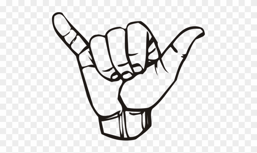 Drawn Fist Fist Pump - Hang Loose #984224